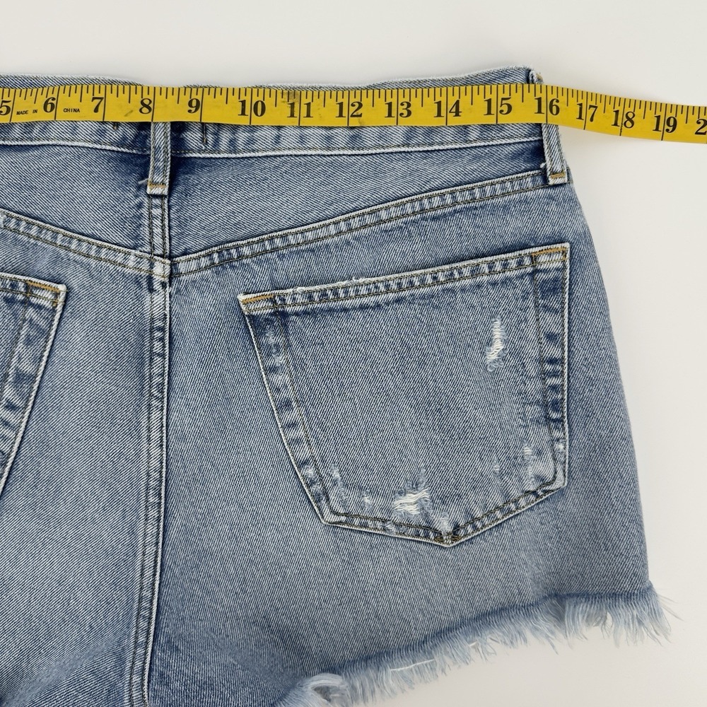 Agolde Parker Vintage Cut Off Shorts Swappeet Distressed High Rise 29 Rigid Boho - Picture 7 of 12